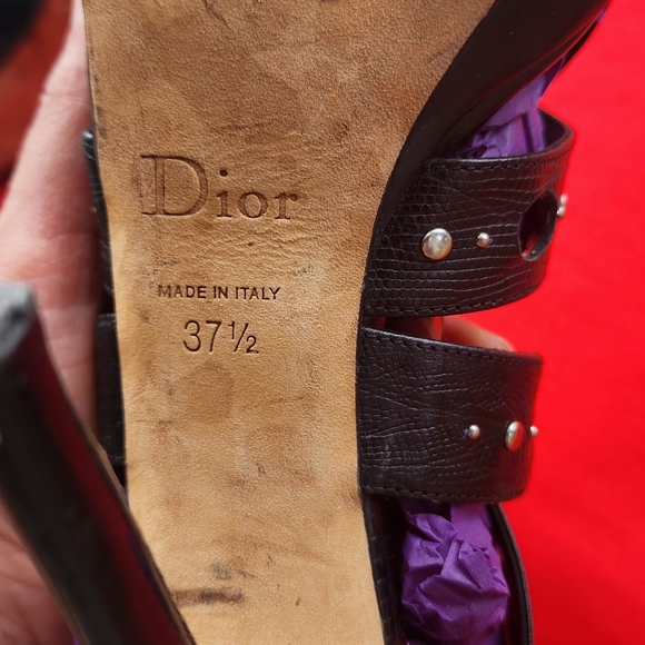 Dior studded strappy sandels - Picture 7 of 13